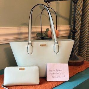 Kate Spade purse and wallet set
